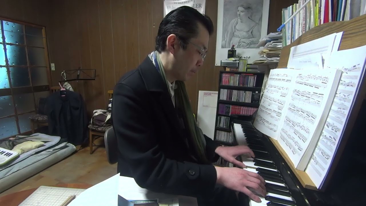 バッハ作曲　前奏曲とフーガイ短調BWV543からフーガ