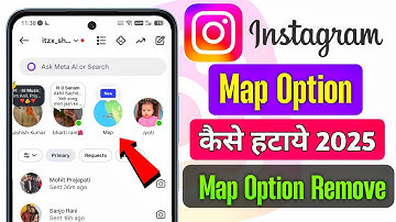 How to remove map option in instagram | instagram map option kaise hataye | insta map option remove