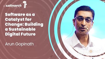 Software as a Catalyst for Change: Building a Sustainable Digital Future by Arun Gopinath