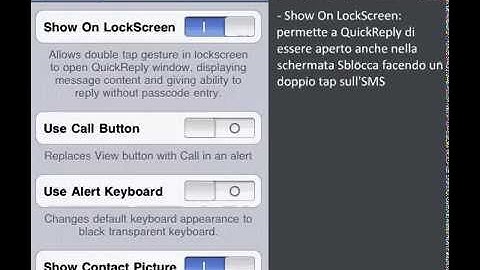 QuickReply for SMS - Videoguida PiMPMYi