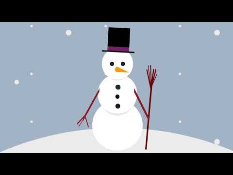 Drawing a snowman in CSS... without HTML!*