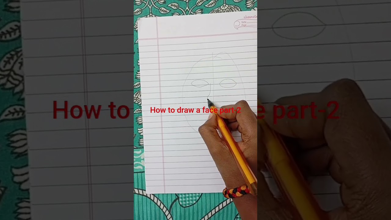 how to draw a face part-2