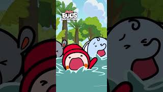 Irrational Fear of Water | AirAsia Buds Adventures | Moonbug Food & Family Cartoons