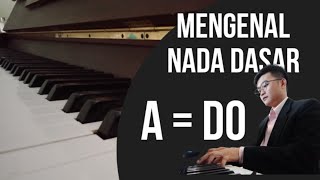 Mengenal Nada Dasar A - Chord A [ A = Do ] pada Keyboard / Piano