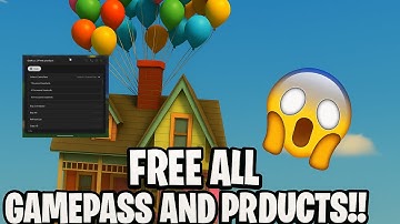 Roblox - Free all Gamepass and Product - Roblox Purchase Exploit Gui   No Key!!