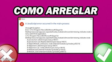 Arreglar Skype Se Produjo Un Error De Javascript En El Proceso Principal De Windows 10/11