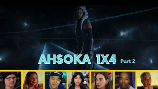 Reactors Reacting to ending of AHSOKA Episode 4 | Ahsoka 1x4 &quot;Fallen Jedi&quot; | P2