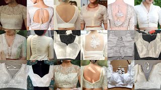 White Color Blouse Ke Neck Design White Blouse Designs New Model White Blouse Neck Pattern Latest