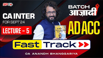 Lecture 5 I AS 16 I CA Intermediate Adv Account Fasttrack By CA Anandh Bhanggariya