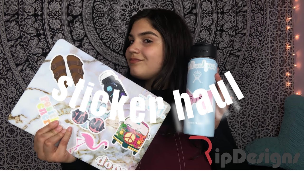 HYDRO FLASK WATER BOTTLE LAPTOP UNBOXING HAUL