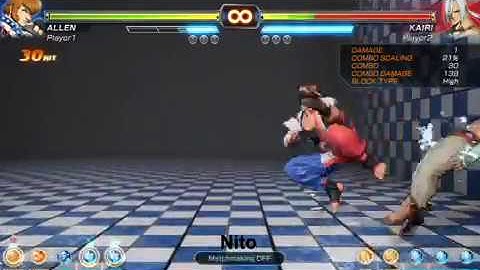 Fighting Ex Layer Beta (Demo) Allen Combo 52 hits