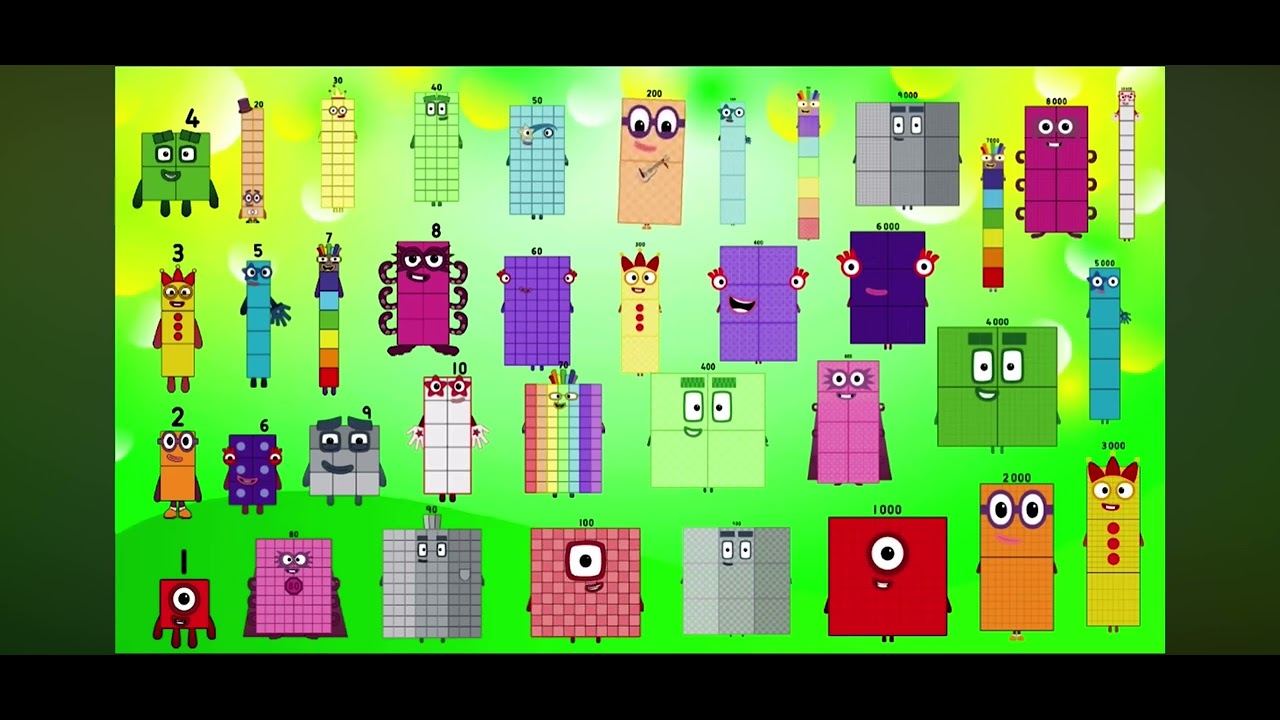 1—10000#numberblocksband