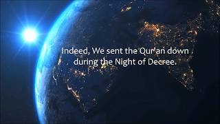 Surah Al Qadr - Abdul Rahman Al Ossi (HD) ENGLISH TRANSLATION