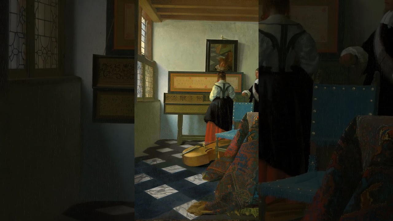 Jan Vermeer. The Music Lesson. - YouTube