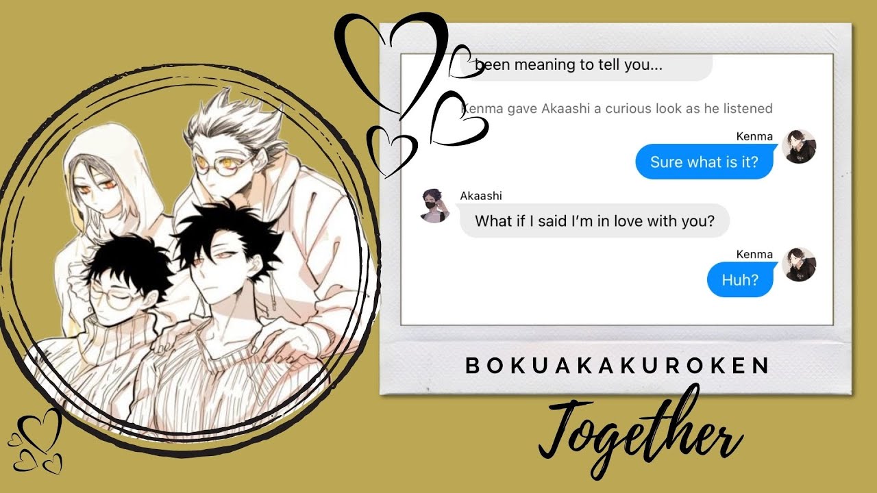 Together (1/2) || Bokuakakuroken || Haikyuu Text