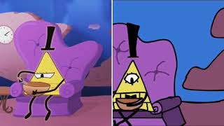 Bill Cipher Orders A Pizza Original VS Reanimated