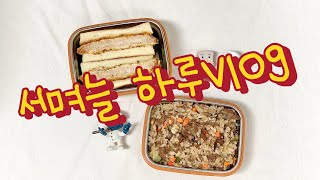 서며늘 하루vlog😆, 한국도시락 브이로그, 가츠산도만들기,소볶소볶 볶음밥 , 흡연대신 비눗방울로 스트레스 푸는 비흡연자