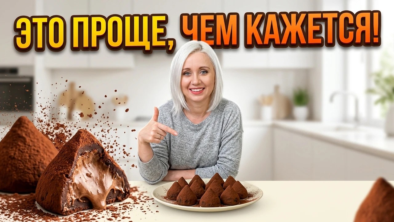 Трюфели, которые тают во рту: секрет проще, чем кажется! Семейный рецепт любимых конфет.