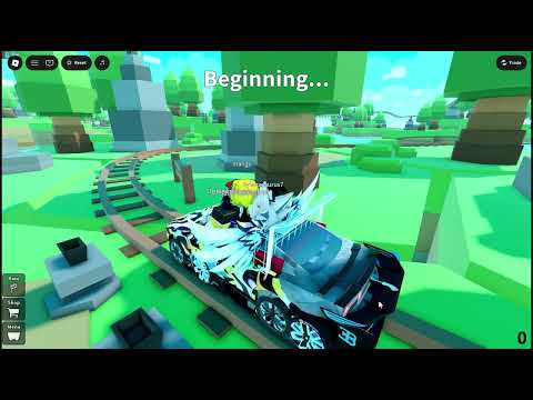 Racing for Points on Create a Cart Ride! Roblox