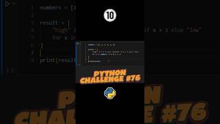 Can You Solve This Python List Comprehension Conditional Challenge? 🐍 #PythonChallenge