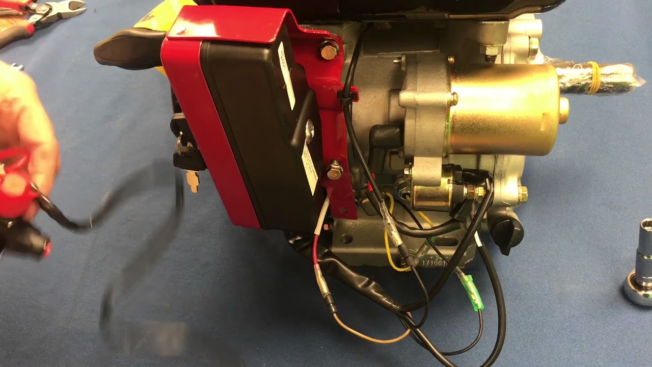 MudSkipper kill switch hookup for 9hp & 16hp Electric Start gasoline