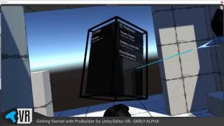 ProBuilder VR - Getting Started (EARLY ALPHA)