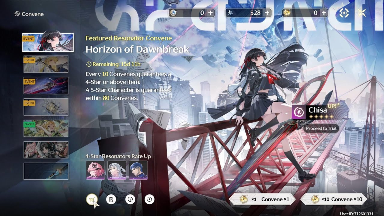 Wuthering Waves | 5★ Character Wish in Horizon of Dawnbreak Event | PC Gameplay Pulls!