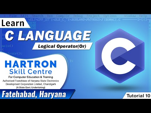 C Language | Tutorial 10 | Logical Operator(Or) | HARTRON SKILL CENTRE FATEHABAD