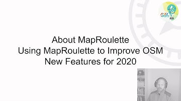 The State of MapRoulette