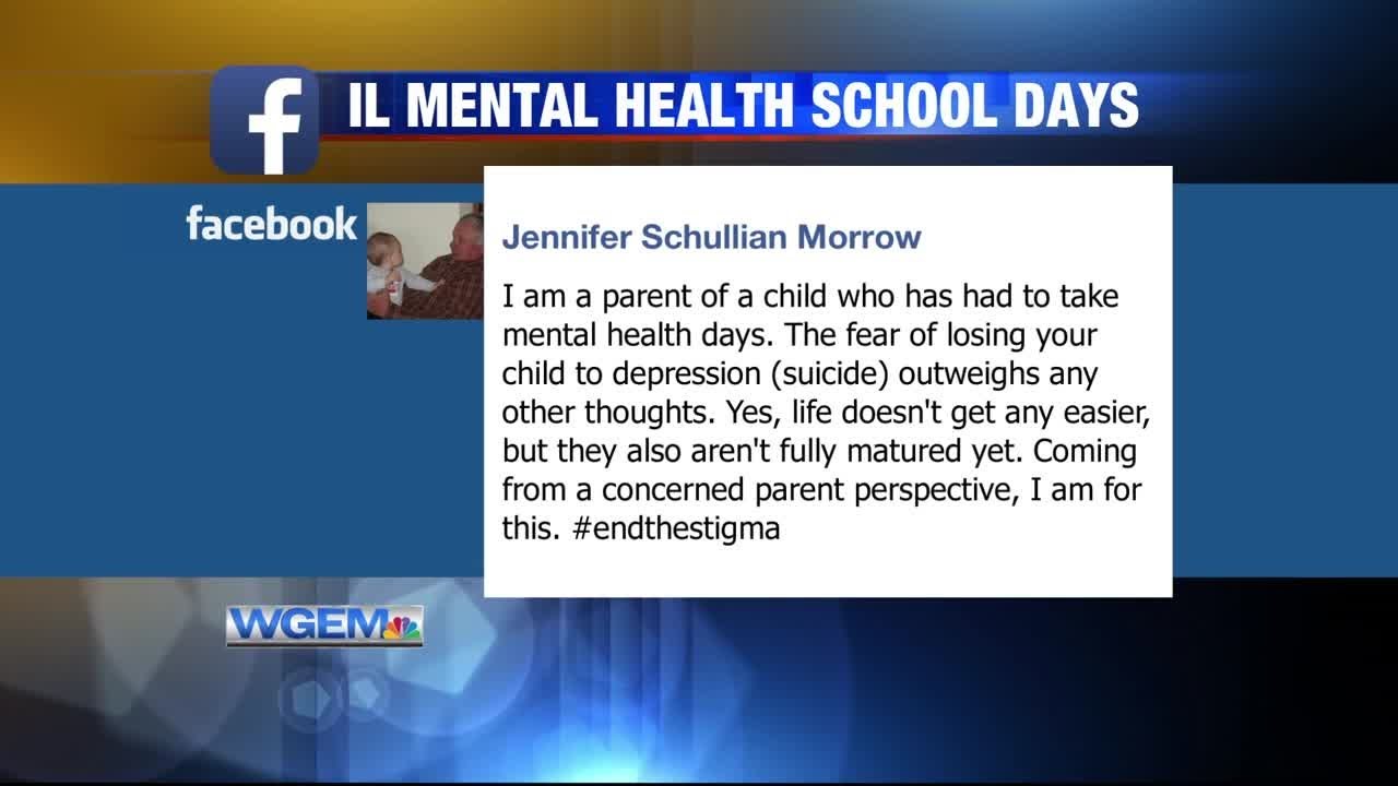 Lawmakers considering mental health days for students in Illinois