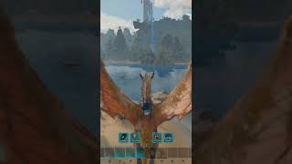 Ark: Survival Ascended - Killed a Pteranodon with my Dreadmare