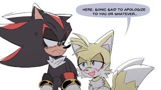 Tails Apologize Shadow | Sonic Comic Dub