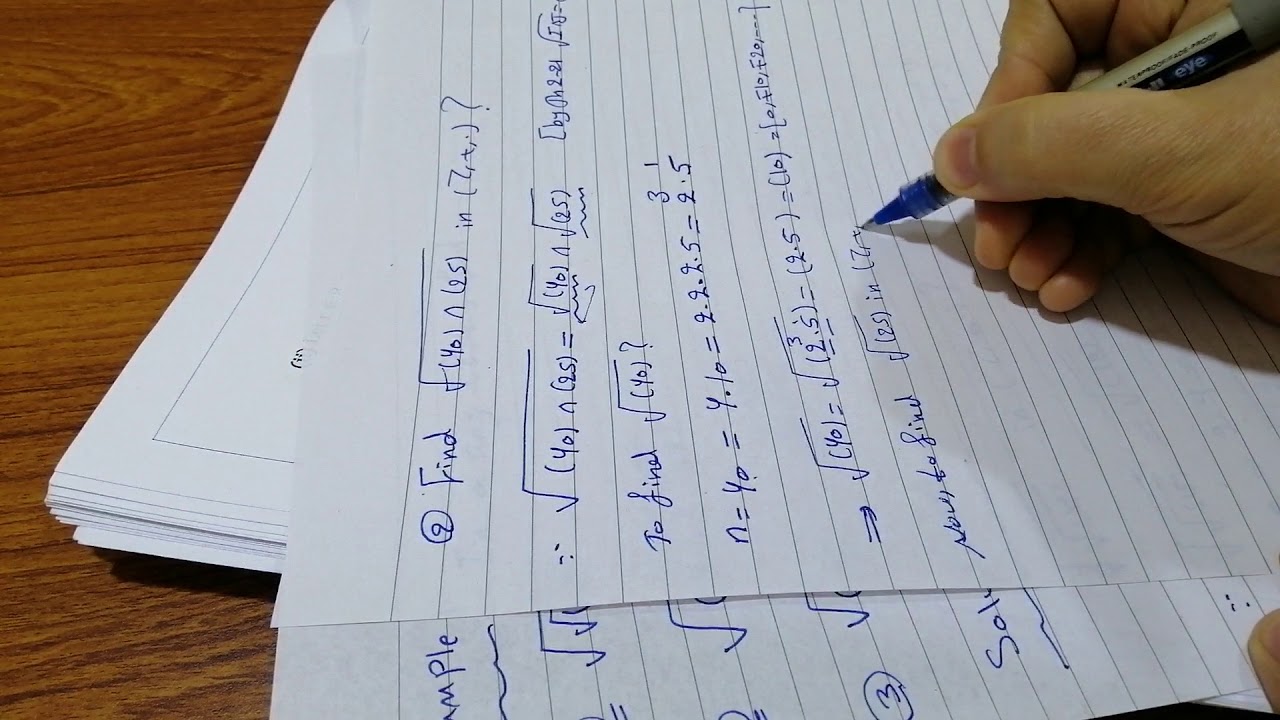 جبر الحلقات ( بعض الامثله حول نظرية (٢-٢١))..