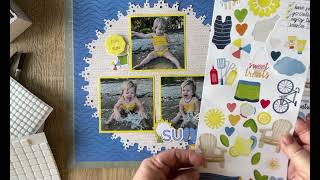 How to make a Decorative Circle with the Sandcastle BMC |  “Sunrays For Days” | Creative Memories