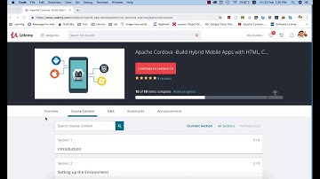Apache Cordova #7:  Build your Cordova project