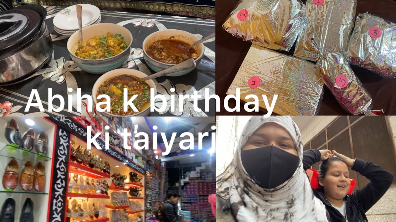 Abiha k liye gift’s lene gai gulaothi markit || faraz aaye kapde lekar 