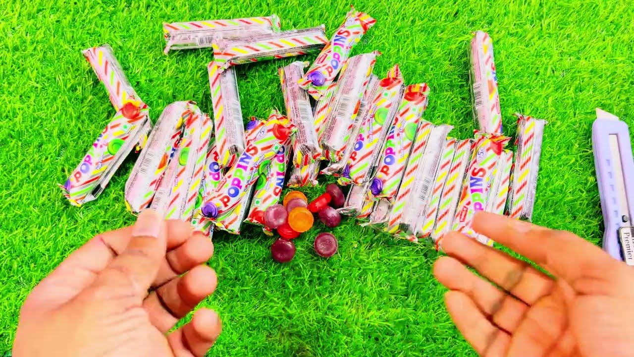 ASMR Parle Poppins Fruit Flavoured Candies Unboxing 🍬 | Crunchy, Crinkly, Tingly Sounds