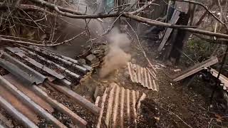 Azov Warriors Fight In Close Quarter Combat With Russian Soldiers At Front Line Town Toretzk Ukraine
