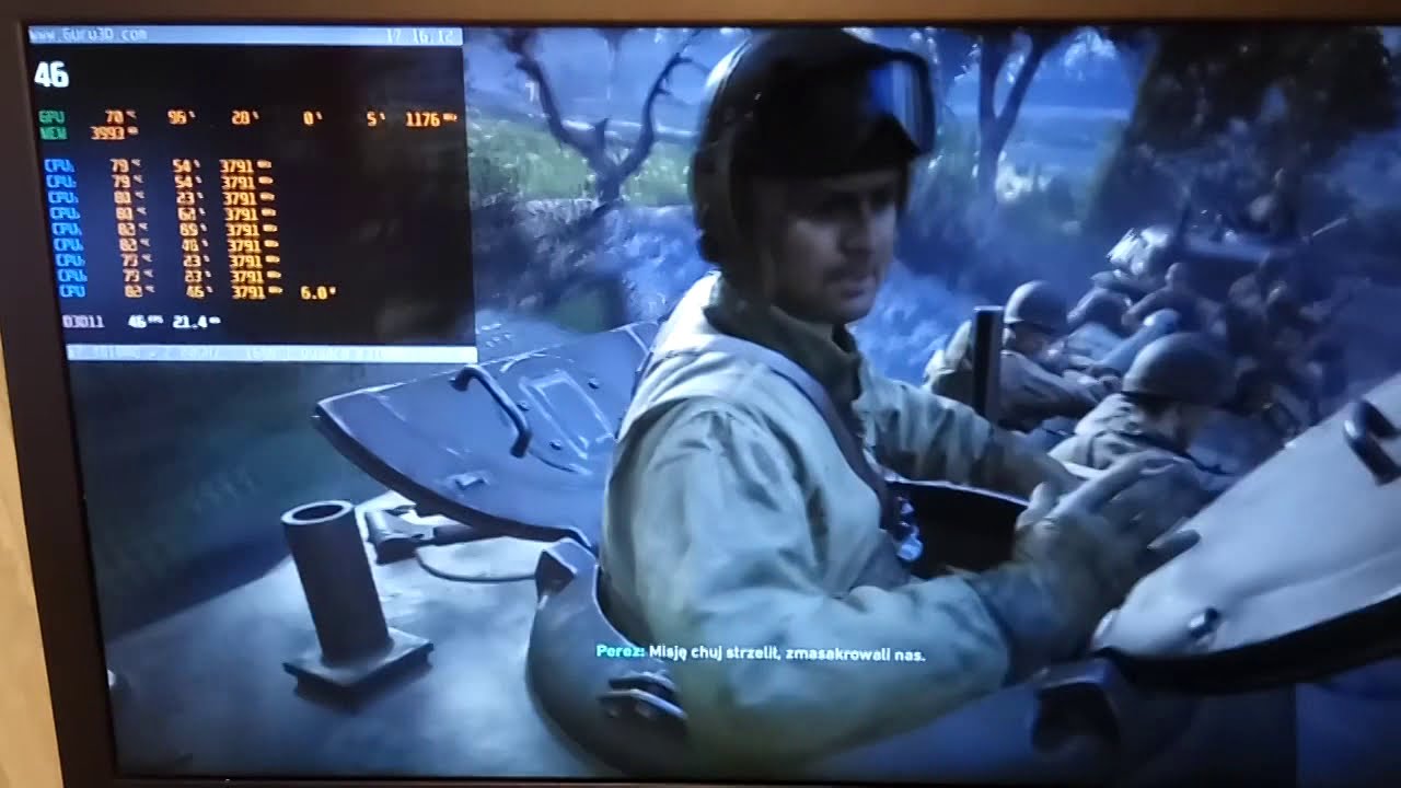 CoD WW2 -- Overclocked Quadro K3100m - Dell M6800 i7-4810MQ