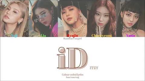 ITZY (있지) - iD [Colour Coded Lyrics Han/Rom/Eng]