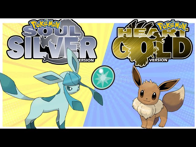 Como evoluir o Eevee para Glaceom no Pokémon HEART GOLD ou SOUL