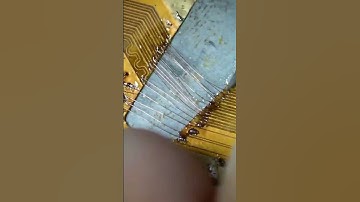 Solusi flexible lcd sobek | Jumper flexible lcd #repairlcd #flexiblelcd