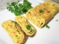 Омлет - Рулет за 10 мин. Быстрый Завтрак.  Omelette for Breakfast