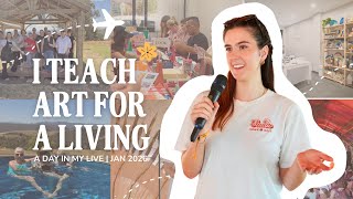 Running a Full-Time Art Workshop Business in Sydney | Day in My Life (Jan 2026)