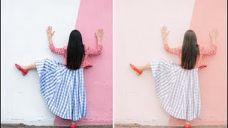 Editing Claire Xue's Photos | Soft, Vintage Editing Tutorial screenshot 5