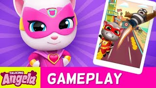 Talking Tom Hero Dash jogos de Angela o link rosa Talking Angela jogos de todas modos