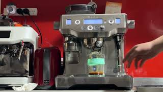 Cappuccino on the Breville Oracle BES980 video demo for Shaan 21