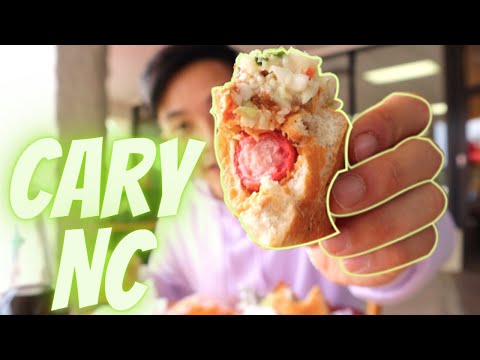 CARY North Carolina FOOD TOUR | Full Day Of Eating Travel Vlog 2020