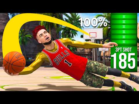 I Broke NBA 2K26 with a 185 3pt Rating…