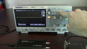 Adding a SIGLENT SAG1021 function generator to an SDS1004X-E Series Oscilloscope